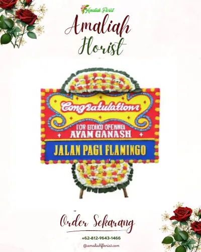 Bunga Papan Congratulation di Tegalontar